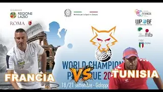 World Championships P&eacute;tanque Rome 2025: Francia (Sarrio) - Tunisia (Bougriba) - Round 2