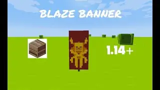 HOW TO MAKE A COOL BLAZE BANNER IN MINECRAFT *EASY