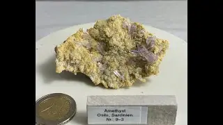Amethyst Stufe aus Osilo, Sardinien, Italien