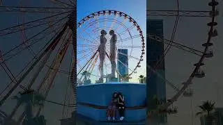 The Statue of Ali and Nino: A Symbol of Love in Batumi#statue #batumi #travel #love #shorts