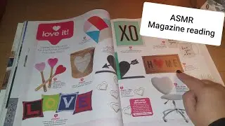 ASMR&bull; Soft-spoken&bull; Magazine reading (HGTV Magazine)