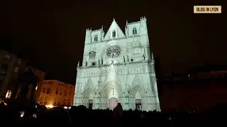 Fête des Lumières 2023 - Cathédrale Saint Jean, Vieux Lyon - 8 Décembre 2023 - Blog In Lyon