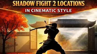 Shadow Fight 2 Locations in Cinematic Style