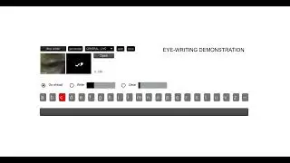 Eye writing with Max/Msp