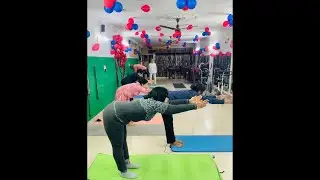 Morning Yoga session for fitness with Dr. Sandhya