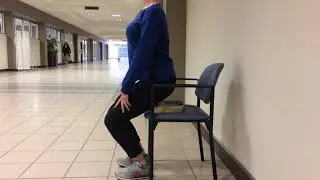 Living Well (Exercise) - Sit to stand not past 90 degrees of hip flexion