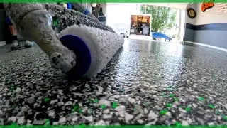 Chip System Installation Process from preparation to the final application of the flooring material.