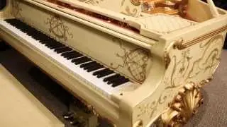 Amazing Custom Painted Knabe Country French / Renaissance Style Parlor Grand Piano