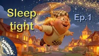 Sandman Sammy Ep.1:✨Bedtime Story for Kids☁️The Secret Sleeping Sand Factory