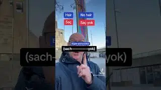 Learn Turkish - #shorts - HAIR & NO HAIR in Turkish #Youtubeshorts - Turkish Lessons