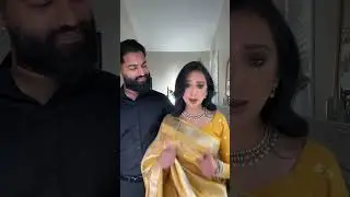 Same trend but in a yellow saree🙈✨ #gataonly #trend #couple
