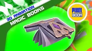Green Screen Magic Books 3D Animations PixelBoom