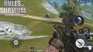 Killing One Of The BEST Players in THE WORLD in Rules Of Survival ! I WAS SO TENSE!