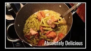 Easy Homestyle Green Beans with Smoked Turkey | Thanksgiving Side Dish