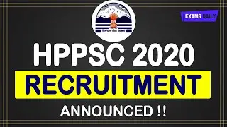 HPSSC Latest Recruitment Notification 2020 || HP Latest Govt Jobs Vacancy 2020 || HPPSC 2020