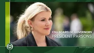 Amy Parsons Addresses the CSU Board of Governors