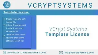 How to create & upload VCrypt template license file