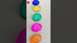 🫧 Guess the mixed colors #colormixing #waterdrop #bubbles #satisfyingart #coloring #asmrart
