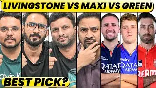 CAMERON GREEN BACK WITH RCB? LIVINGSTONE, BETHELL FOR GREEN, PICK 1 MAXWELL vs LIVINGSTONE vs GREEN.