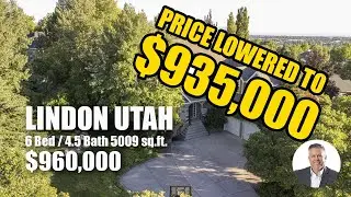Lindon Utah Home for Sale | Take a Tour of This $960,000  6 Bed 5009 sq/ftHome in Canbarra Hills.