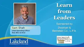 Learn From Leaders - Sam Shah, Chief Operating Officer, Red, Wine & Brew