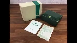 Rolex Vintage 1971 Watch Box Set + Booklet + 571.01 Blank Certification Paper