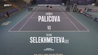 Barbora Palicova (CZE) vs  (2) Oksana Selekhmeteva  -  Game, Set, Match