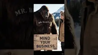 how do I know you are blind? #funny #bigfootvsyeti #bigstep #bigfoot #comedy