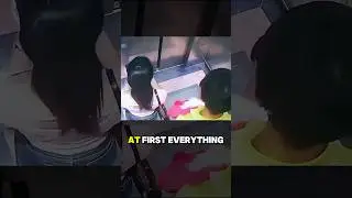Strange Behavior in Elevator Caught on Camera &ndash; What Was He Doing?