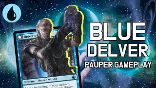 Паупер Лига. MonoU Delver. ModnarGoBlue