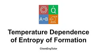 Temperature Dependence of Entropy of Formation
