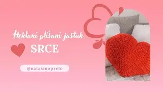 Heklani jastuk srce ❤️ #heklanje #rucnirad #srce #jastuk #ljubav #danzaljubljenih