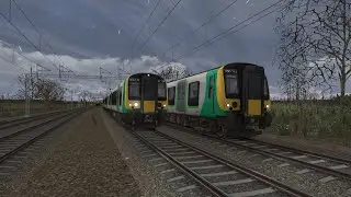 Train Simulator 2020: Down Polesworth, LM 350115/104, Rugby - Stafford, WCML Trent Valley