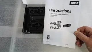 Распаковка адаптера Thule FastRide 9-15mm Axle Adapter Kit 5641