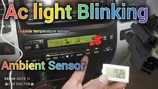 Fix Toyota AC light Blinking Problem || AC on krna sya AC light blink krti hai or AC on ni hota Fix