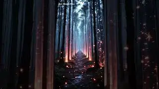 Breathing Light Trees & Rainbow Healing Waves Meditation #shorts