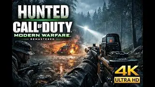 Call of Duty Modern Warfare Remastered Hunted 4K Realistic Graphics Gameplay#callofduty