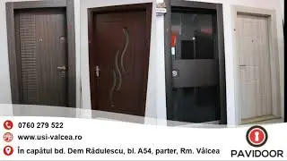 Pavidoor V&acirc;lcea - uși de interior din MDF și exterior metalice