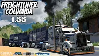 🔴LIVE🔴ATS 1.55 MAPA COLOMBIA KW W900 #americantrucksimulator  #eurotrucksimulator2 #truck #steam