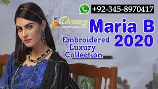 Maria B Embroidered Luxury Collection 2020