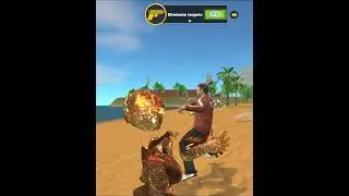 Rope Hero Vice Town (stone giants vs street gully boy stoneman on sea beach) #shorts