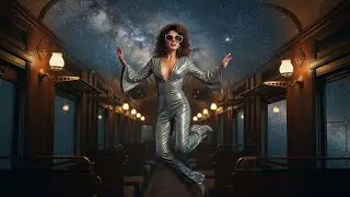 Fun Music Play - Ticket to Nowhere | Disco, Euro-dance AI Music Video [4K]