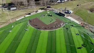 2022 CHS Baseball Field Turf Installation Short Version