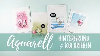 Aquarell Hintergründe & Loose coloring (DE) (!!! Mir ist ein winziger GOT-Spoiler rausgerutscht!!!)