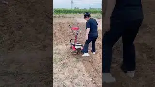 Small gasoline micro tillage machine Multifunctional Rotary Tiller Weeder Cultivator..👍