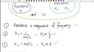 6.3 Resistance, Reactance, Impedance (part 8: concept)