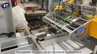 WT-010ZDCKJ AUTOMATIC CARDS CUTTING ,COLLATING AND BANDING MACHINE PUNCHING MACHINE FOR PLAYING CARD