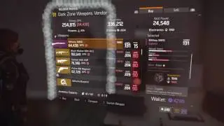 The Division Dark Zone Weapon Vendor Restock October 14,2016