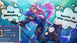 MOBILE LEGENDS BANG BANG ODETTE MERMAID PRINCESS GAMEPLAY MONTAGE