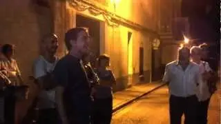 Mateu Xurí i Maribel improvisant a Cas Concos